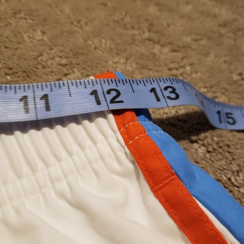 Vintage Nike Striped Cropped Track Pants Women's Small S White Y2K Athliesure - Picture 11 of 13